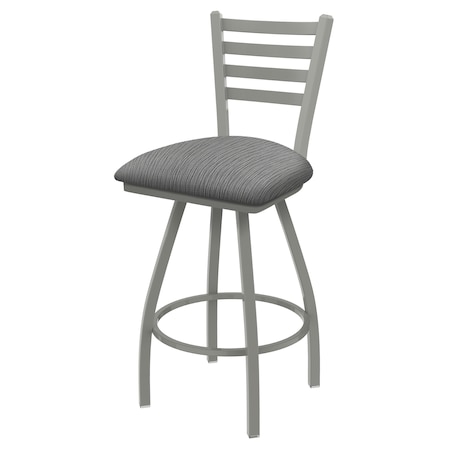 36 Swivel X-Tall Bar Stool,Nickel Finish,Graph Seat